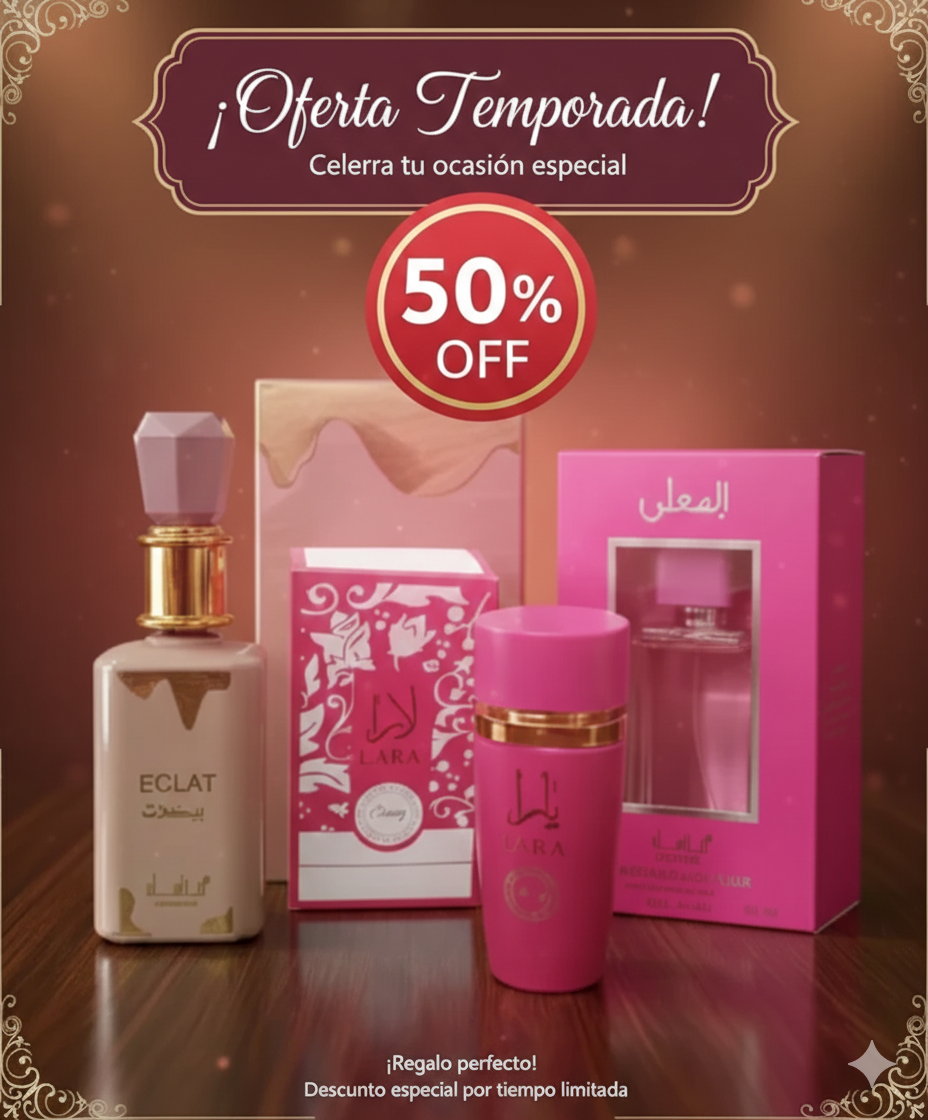 🔥PACKS 3 PERFUMES ARABES 🔥CIBERDAY (100ml)