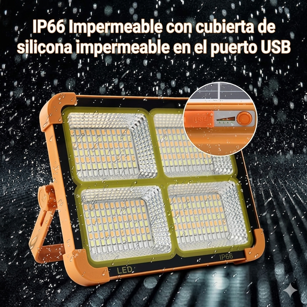 SolarPro 2000 - Ilumina cualquier rincón sin enchufes ni facturas