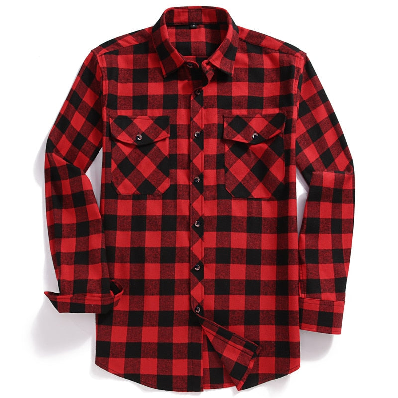 Triagle - Camisa cuadrille hombre
