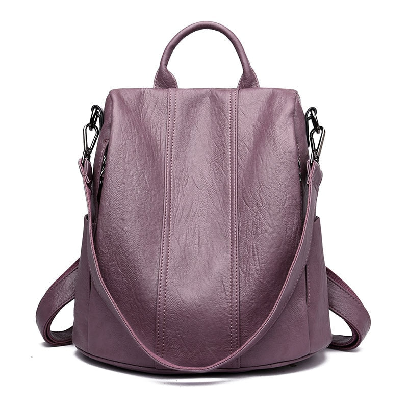 Lippa Mochila de cuero mujer