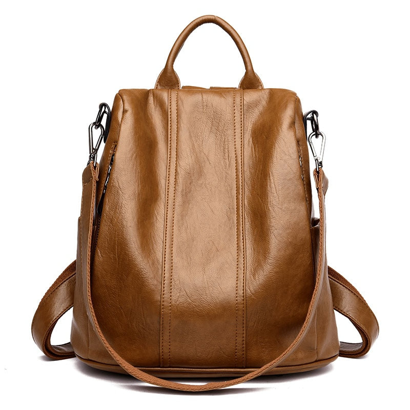Lippa Mochila de cuero mujer