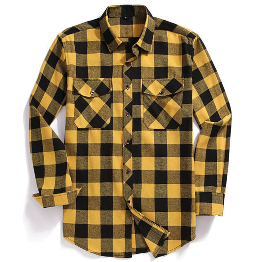Triagle - Camisa cuadrille hombre