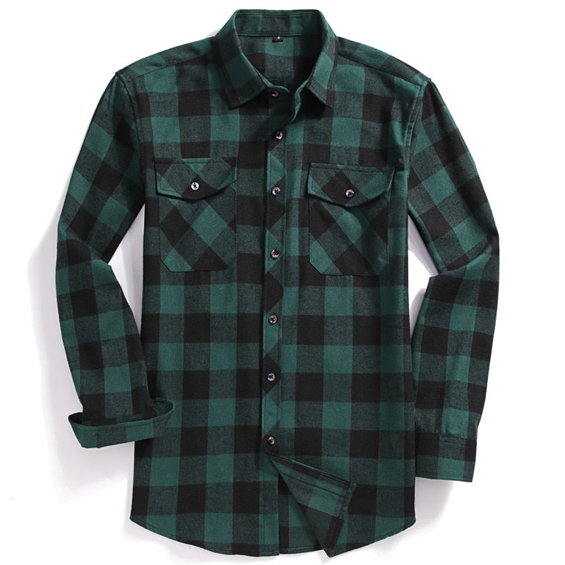 Triagle - Camisa cuadrille hombre