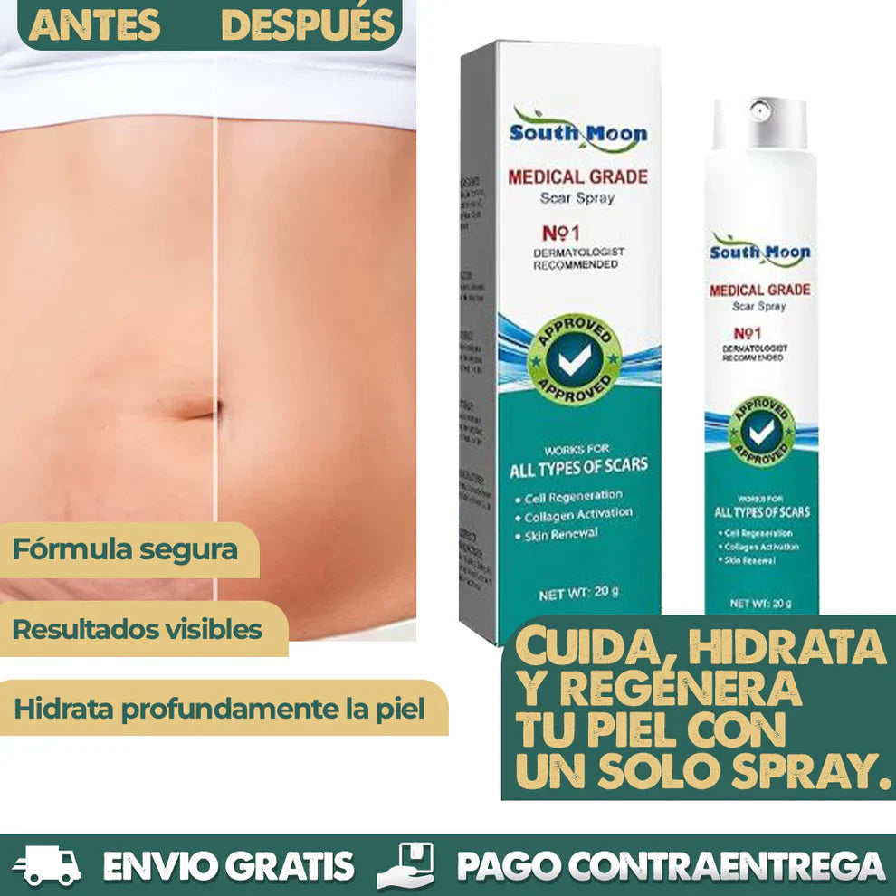 South Moon™ - Spray Elimina Cicatrices En Poco Tiempo