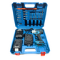 LLAVE DE IMPACTO MALETA CON ACCESORIOS + 2 BATERÍAS 128V