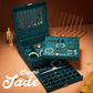 Joyero Jade™ Elegante caja con 3 niveles para guardar joyas