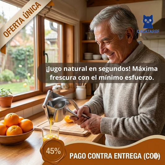 Exprimidor Manual Metálico – Extrae Jugo – Jugo fresco en minutos todos los días
