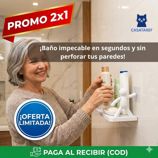 Estante Flotante Autoadhesivo – Organiza sin Perforar – Orden inmediato en minutos (2×1)