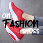 On Fashion™Zapatillas de mujer de plataforma inferior gruesa para correr