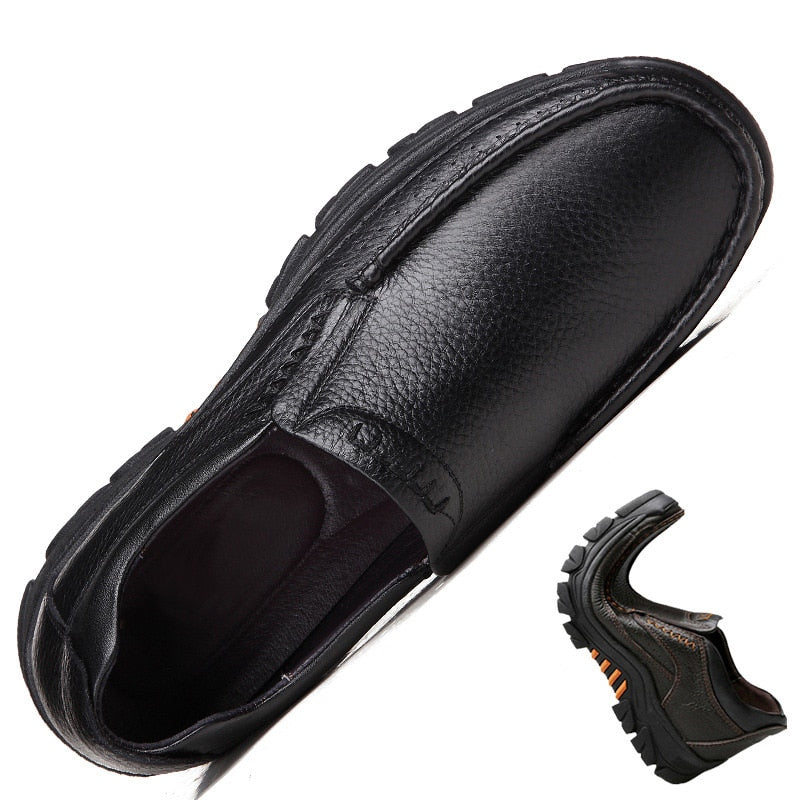Mossan - Zapatos de cuero premium elegantes hombre