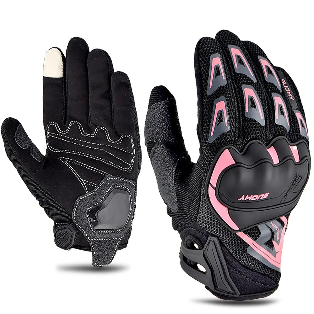 Guantes profesionales de alto impacto para motocicleta
