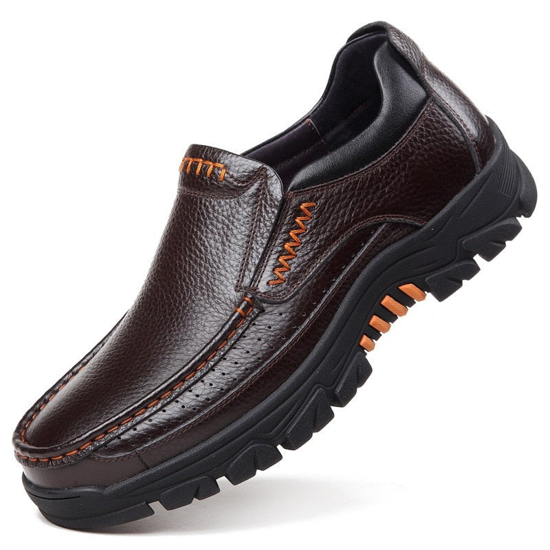 Mossan - Zapatos de cuero premium elegantes hombre