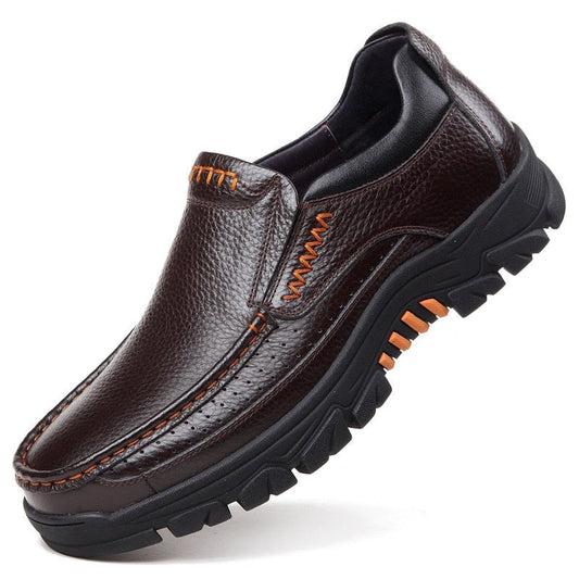 Mossan - Zapatos de cuero premium elegantes hombre