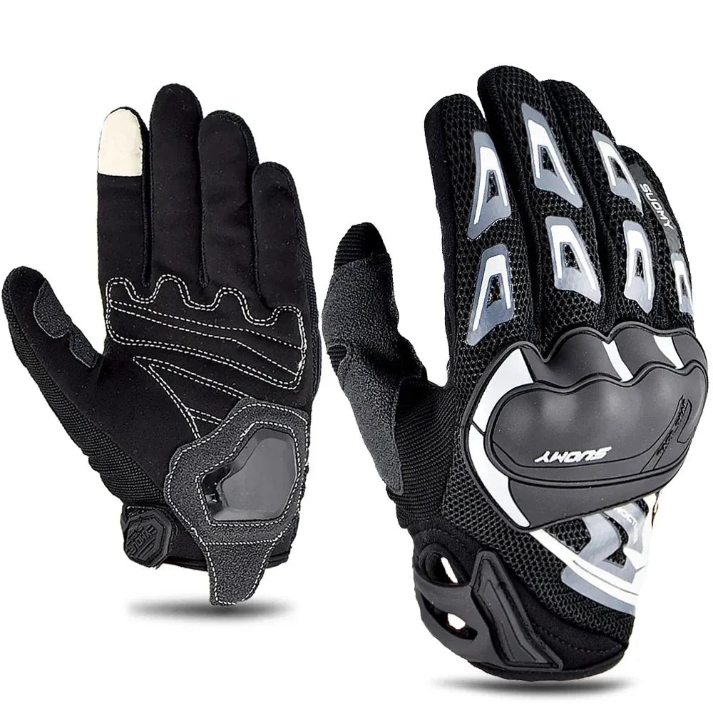 Guantes profesionales de alto impacto para motocicleta