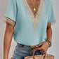 cadanna - Blusa egipcia elegante mujer