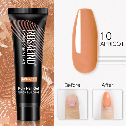 (COMPRAS  2 PACK +1 GRATIS)  Kits de uñas de poligel ROSALIND POLY Nail  GEL 15/30 ml esmalte de uñas