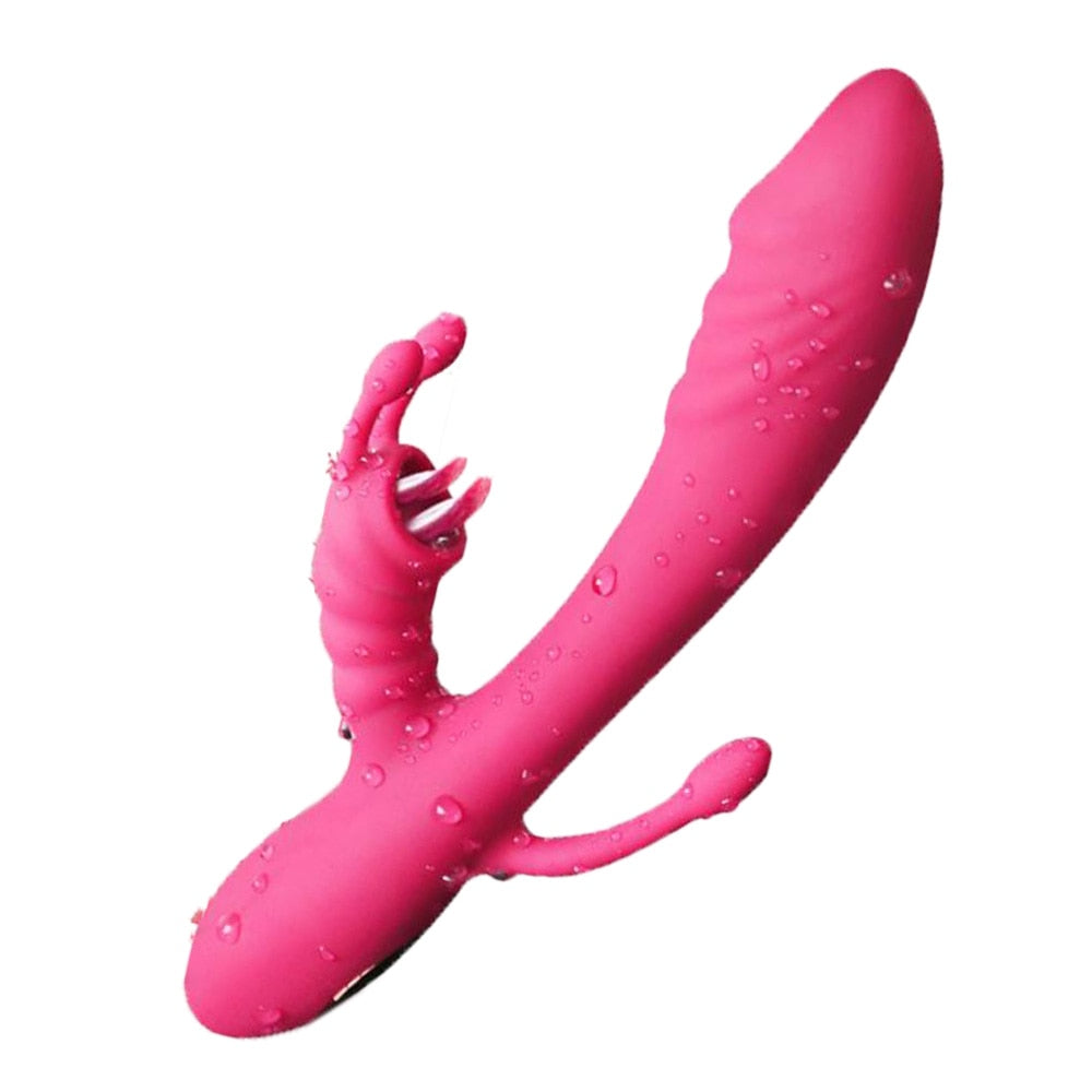 Juguete sexual para mujer-Vibrador 3 en 1