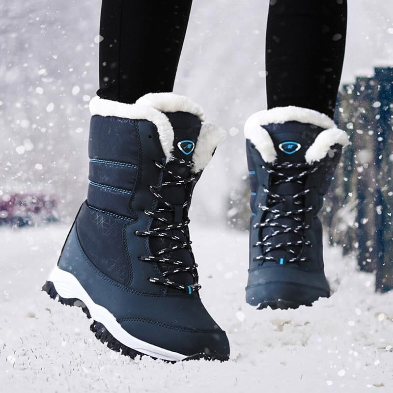 Colomby - botas forradas de alto impacto mujer