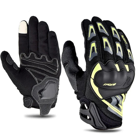 Guantes profesionales de alto impacto para motocicleta