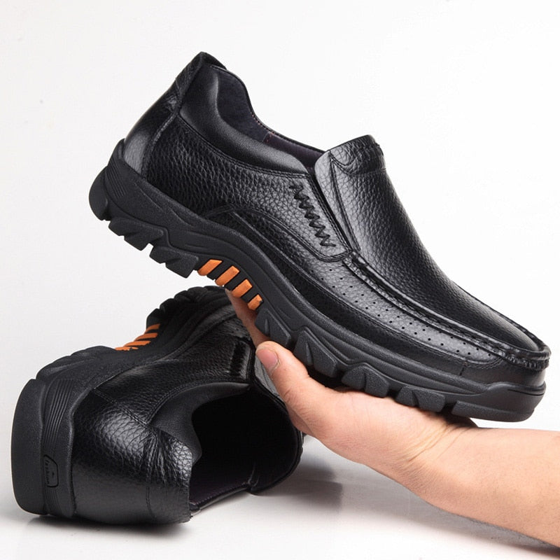 Mossan - Zapatos de cuero premium elegantes hombre