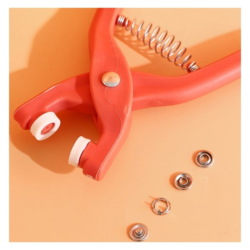 Brochera - Máquina para botones / broches (incluye 50 piezas)