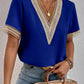 cadanna - Blusa egipcia elegante mujer