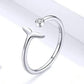 Sirena Cristal™ Anillo de plata 925