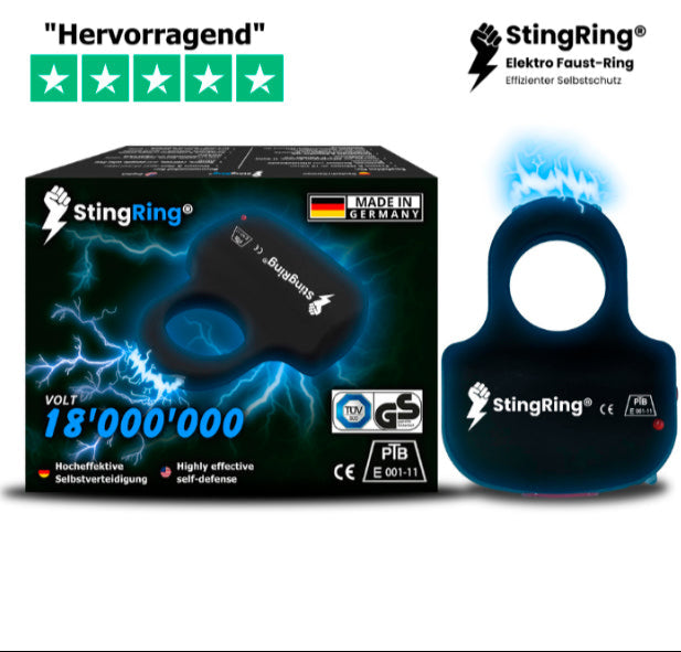 StingRing® Original - Anillo de puño eléctrico (Autodefensa)