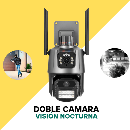 CAMERAPRO™  DOBLE CAMARA CON VISION NOCTURNA + ALARMA
