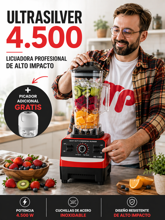 Ultra Silver 4500™ Licuadora profesional de alto impacto + regalo🎁