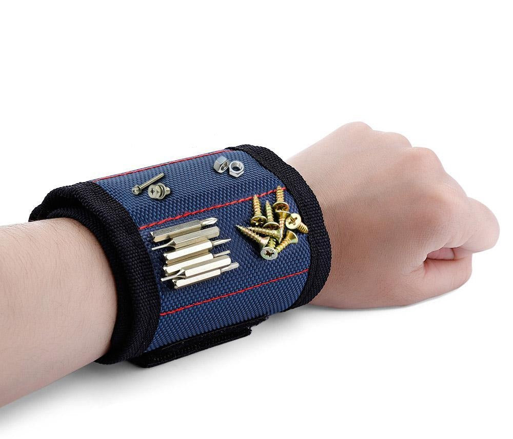 Iron magnetico ™ Bolsa de herramientas portátil con pulsera magnetica fuerte