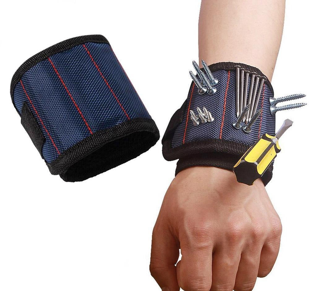 Iron magnetico ™ Bolsa de herramientas portátil con pulsera magnetica fuerte