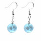 Aretes Cloudy™ Pendientes de resina con esfera de nube y cielo azul
