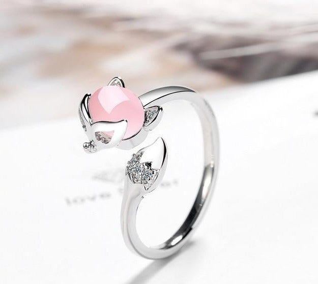 Fox Ring™ Anillo elaborado con la mejor plata esterlina 925 y cristales cúbicos brillantes