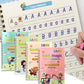 Sank Magic™ Kit 4 cuadernos mágicos de caligrafía reutilizables + Lapiz con 10 recargas de tinta