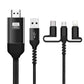 ConexPro™ Cable de tv 3 en 1 para iPhone y Android