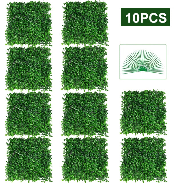 DecoGreen™ Decoración moderna de césped verde 25x25cm