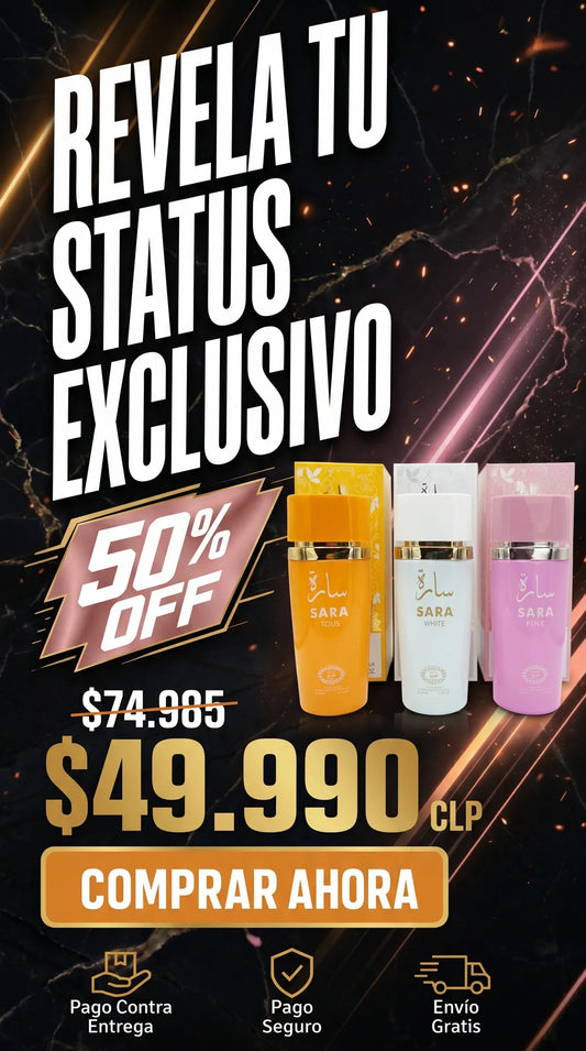 ✨ Kit 3 Perfumes Árabes Mujer SARA 100ML ✨
