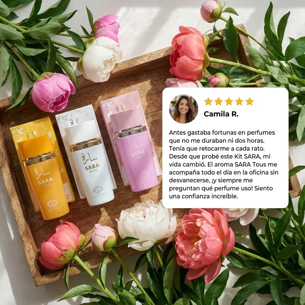 ✨ Kit 3 Perfumes Árabes Mujer SARA 100ML ✨