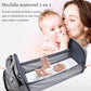 Mochila Pañalera 3 en 1 – Cuna y Cambiador Portátil – Todo para el Bebé en un Solo Lugar