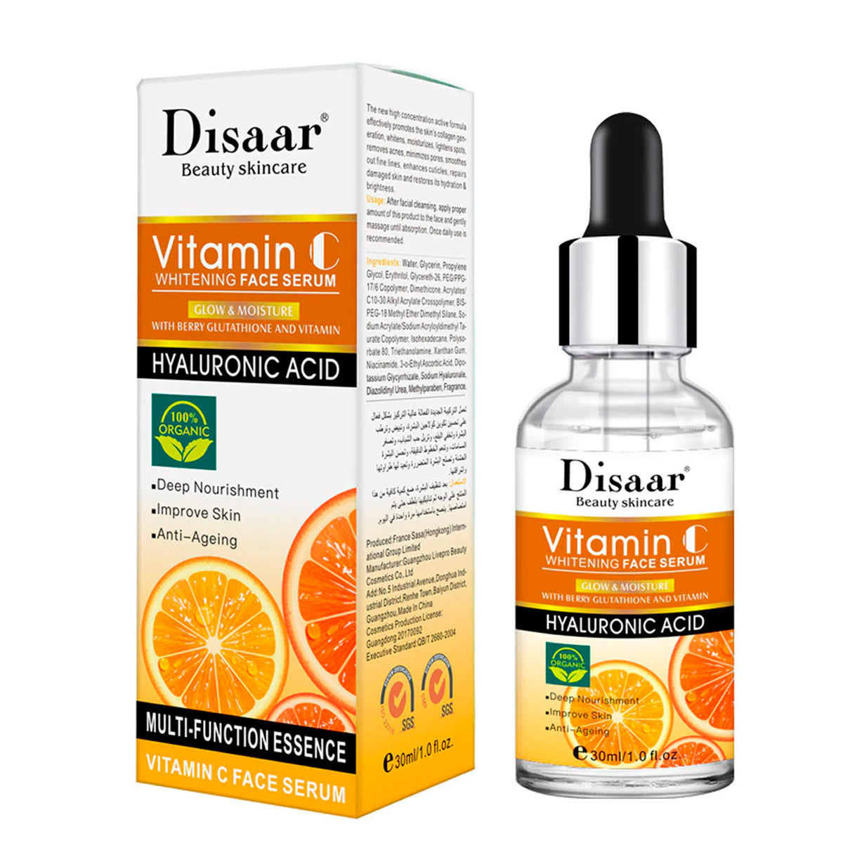 Serum Vitamina C + Ácido Hialuronico