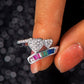 Mamá a Hija -EL AMOR ENTRE MADRE E HIJA ES PARA SIEMPRE - Amor corazón y anillo arcoiris