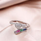 Mamá a Hija -EL AMOR ENTRE MADRE E HIJA ES PARA SIEMPRE - Amor corazón y anillo arcoiris