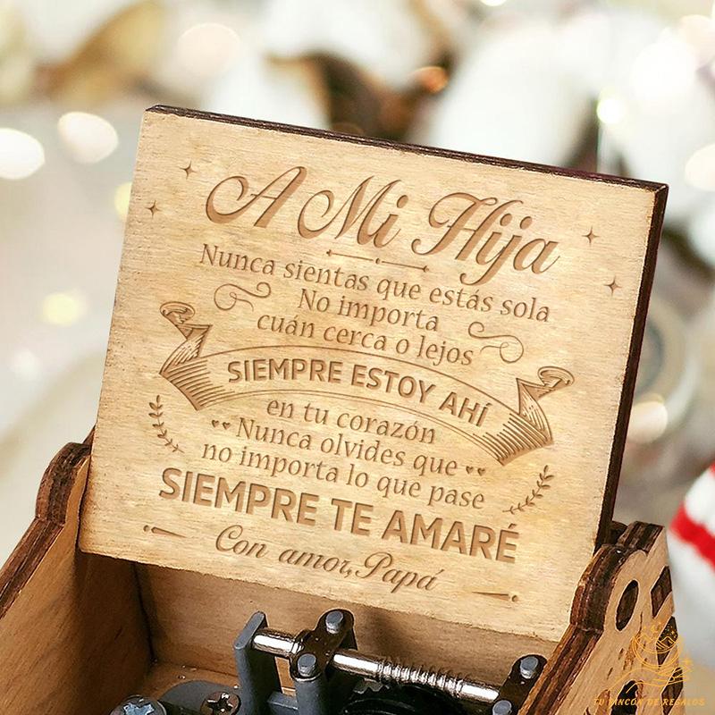 Papá a Hija - SIEMPRE TE AMARÉ - Preciosa Caja de Música