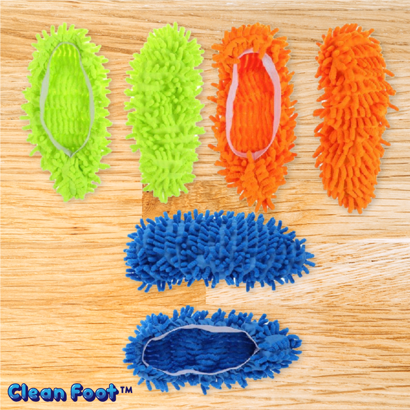 Cubre calzado y mopa para limpiar piso - CleanFoot™