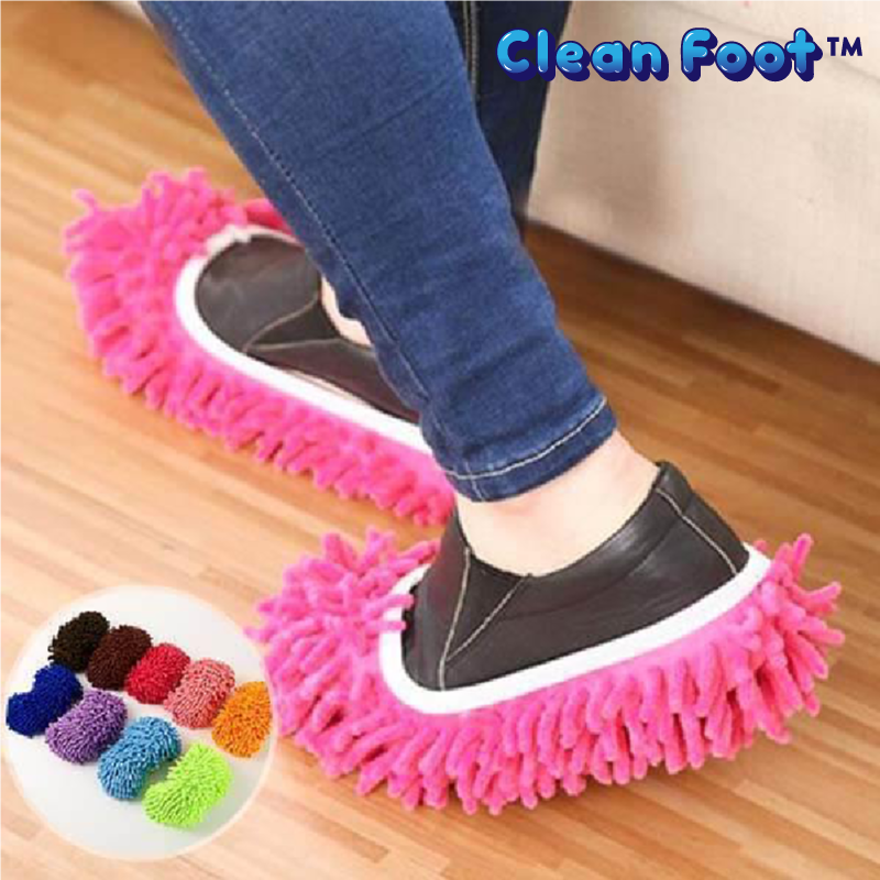 Cubre calzado y mopa para limpiar piso - CleanFoot™