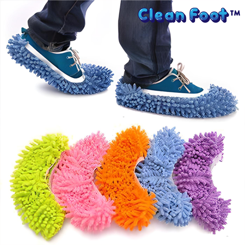 Cubre calzado y mopa para limpiar piso - CleanFoot™