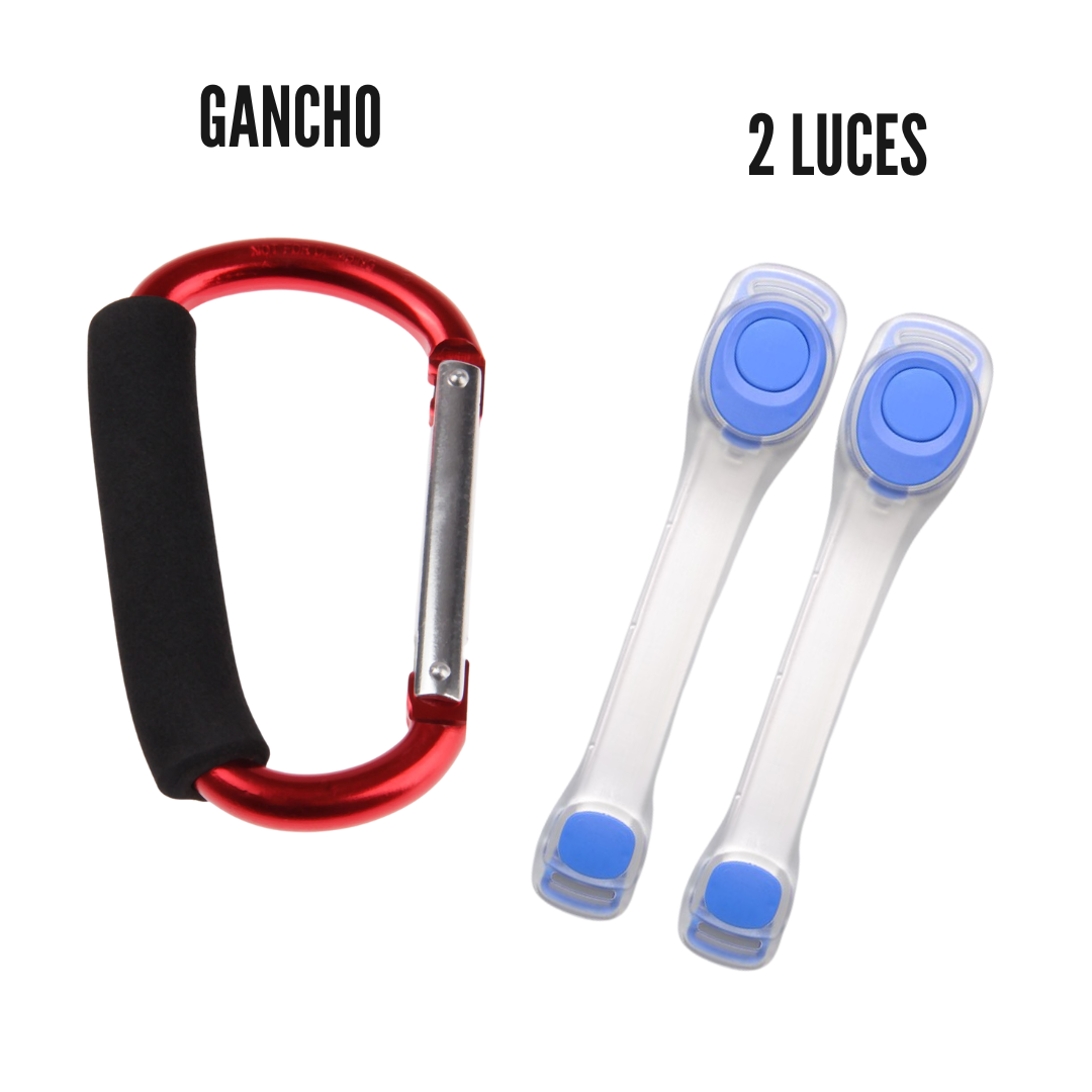 Pack Gancho Metálico + 2 Luces Deportivas