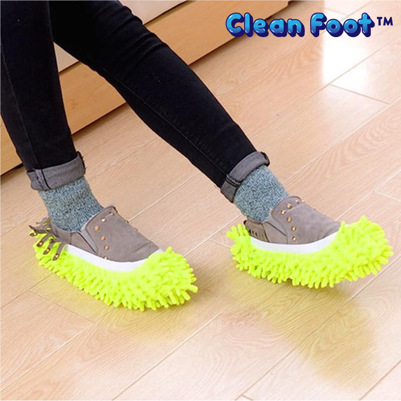 Cubre calzado y mopa para limpiar piso - CleanFoot™