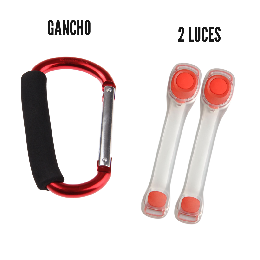 Pack Gancho Metálico + 2 Luces Deportivas